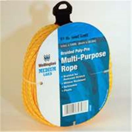 THE LEHIGH GROUP The Lehigh Group 34393-27-345 Braid Poly Rope .25 In. x 100 Ft. 6432728